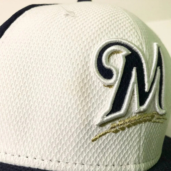 Milwaukee Brewers MLB Cap  Size 7 1/2 Baseball Hat New Era - Picture 4 of 16